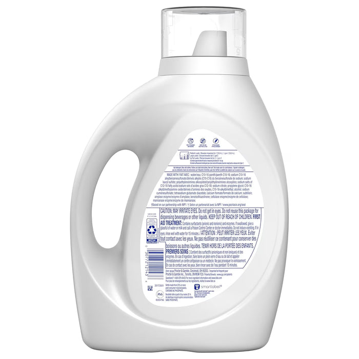 Tide Free & Gentle HE Liquid Laundry Detergent Fragrance-Free 84 fl oz - 64 Ct Loads - 4 Pack