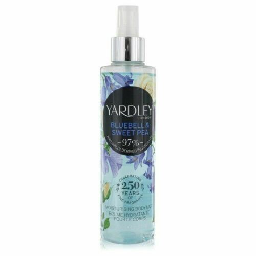 Yardley Bluebell & Sweet Pea Moisturizing Body Mist 6.8 oz Spray