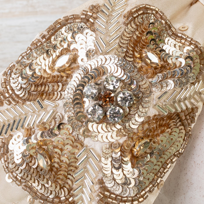 1575 - Flower Headband - Gold
