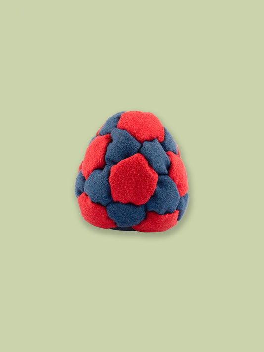 30-Panel Hacky Sack | Red/ Blue-Image 1