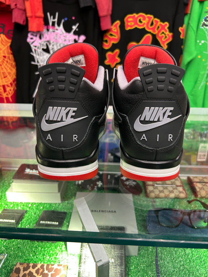 JORDAN 4 BRED REIMAGINED (PRE-OWNED NO BOX)