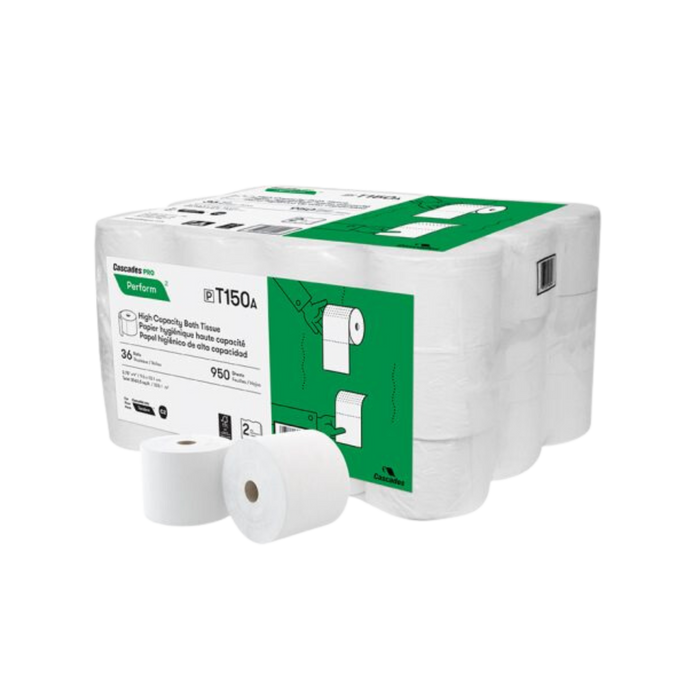 950 Sheets, 2 ply High Capacity Bathroom Tissue - 36 Rolls