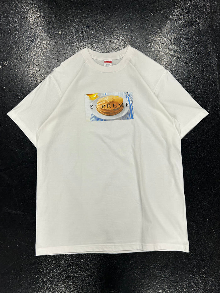 SUPREME PANCAKE WHITE TEE (BRAND NEW)