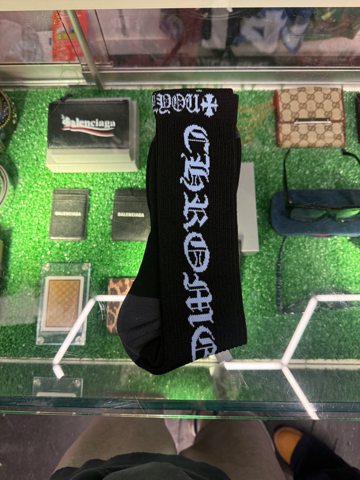 CHROME HEARTS SCRIPT LOGO SOCKS (BRAND NEW)