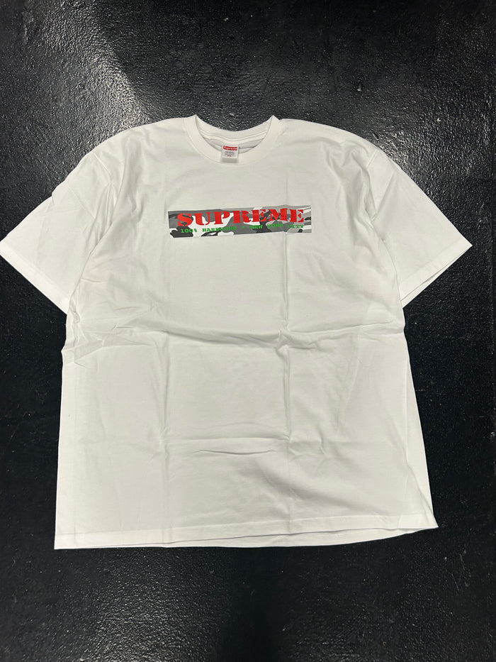 SUPREME HARDCORE WHITE TEE (BRAND NEW)