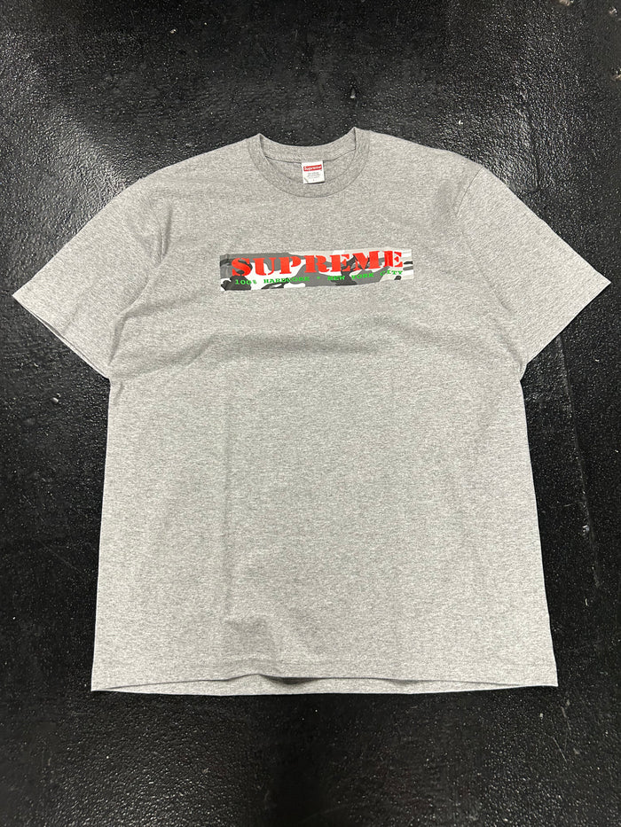 SUPREME HARDCORE GREY TEE (BRAND NEW)