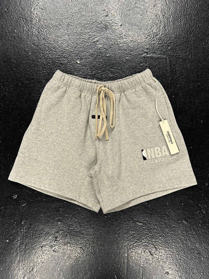 ESSENTIALS NBA GREY SHORTS (BRAND NEW)