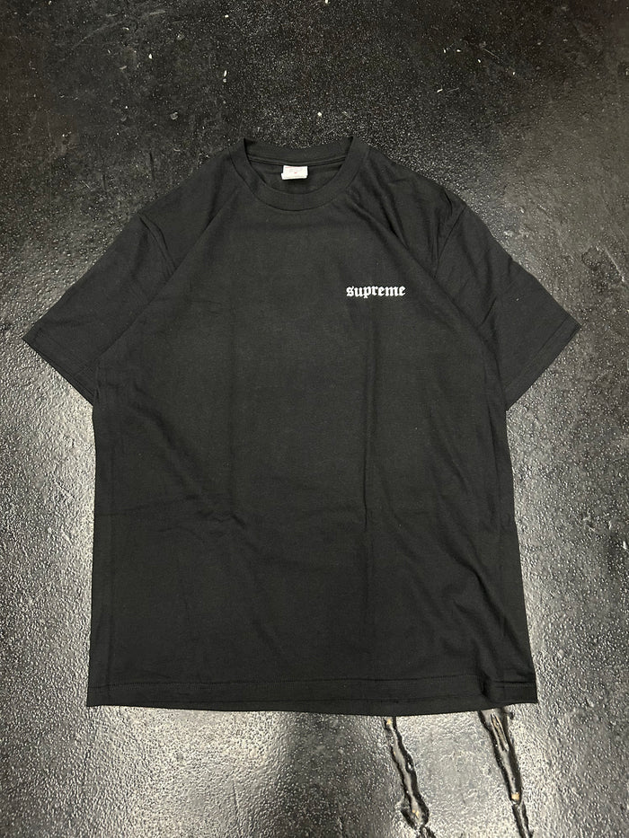SUPREME PURPLE CROSSHAIRS BLACK TEE (BRAND NEW)