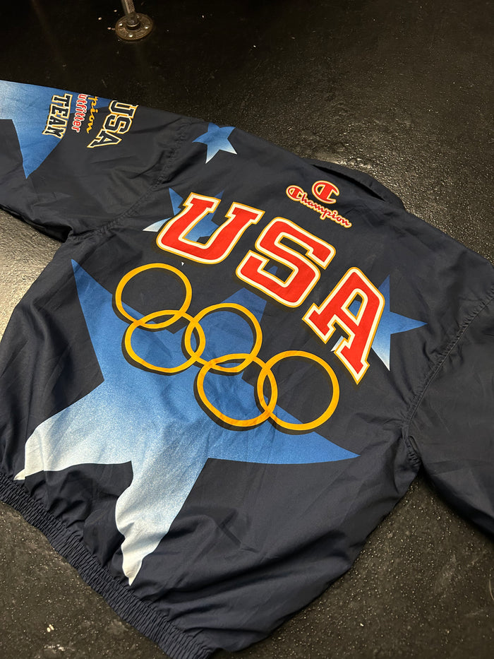 UNITED STATES OF AMERICA USA OLYMPIC WINDBREAKER  JACKET (PRE-OWNED)