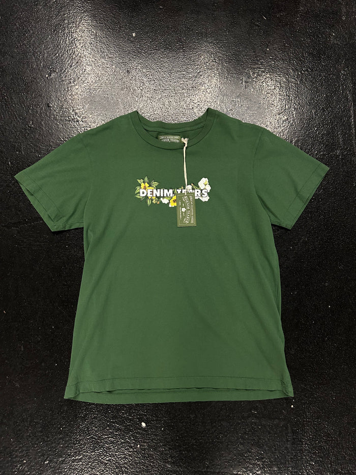 DENIM TEARS GREEN FLOWER TEE (BRAND NEW)
