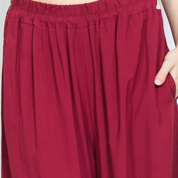 Abstract polka dot wide leg sheer trousers wholesale