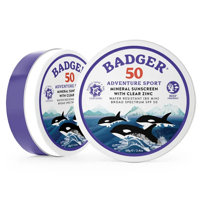 Badger Adventure Sport Mineral Sunscreen SPF 50