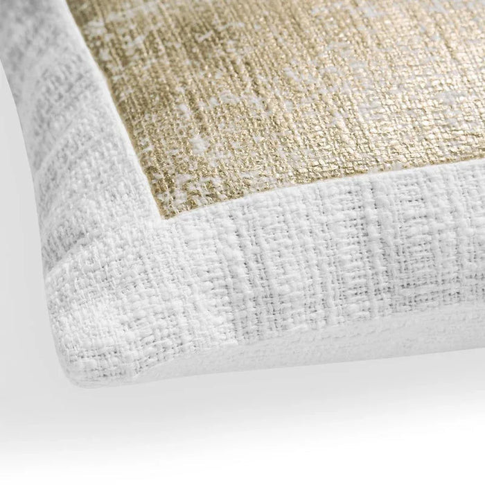 Michael Aram After The Storm Dec Pillow White and Gold