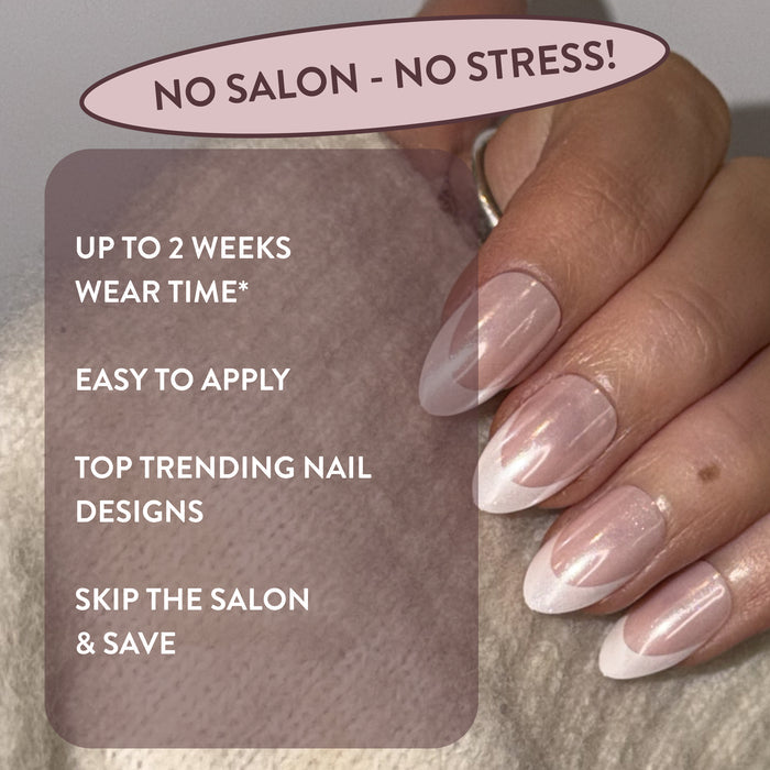 All Out Olivia Glaze French Tip Press-On Nails