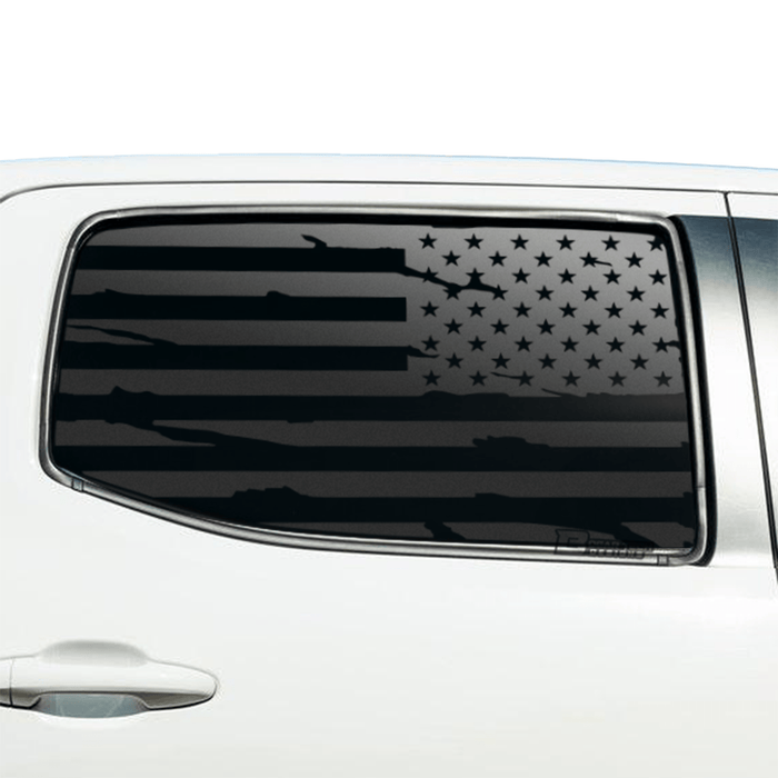 Side Window Distressed Black