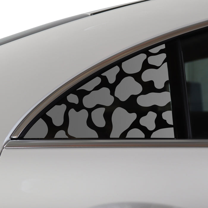 Animal Leopard Cheetah Cow Quarter Window Vinyl Decal Stickers Fits Mercedes Benz CLA 2020 - 2024 - Bogar Tech Designs