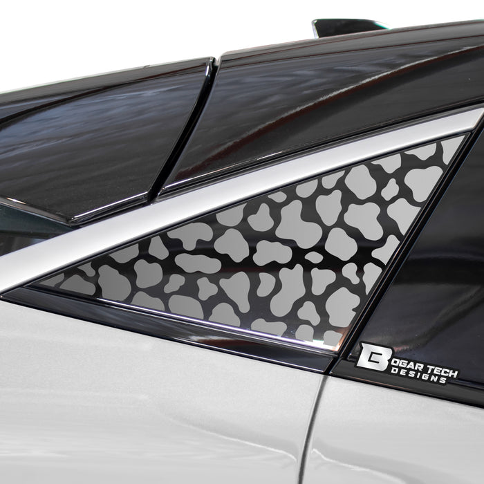 Animal Leopard Cheetah Cow Window Vinyl Decal Stickers Fits Nissan Ariya 2023 2024 - Bogar Tech Designs