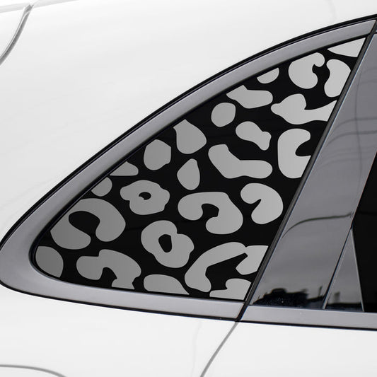 Animal Leopard Cheetah Cow Window Vinyl Decal Stickers Fits Porsche Macan 2015 - 2021 - Bogar Tech Designs