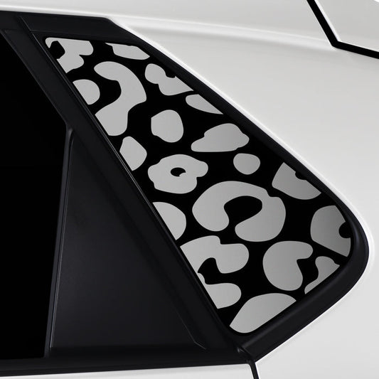 Animal Leopard Cheetah Cow Window Vinyl Decal Stickers Fits Toyota BZ4X 2022 - 2024 - Bogar Tech Designs
