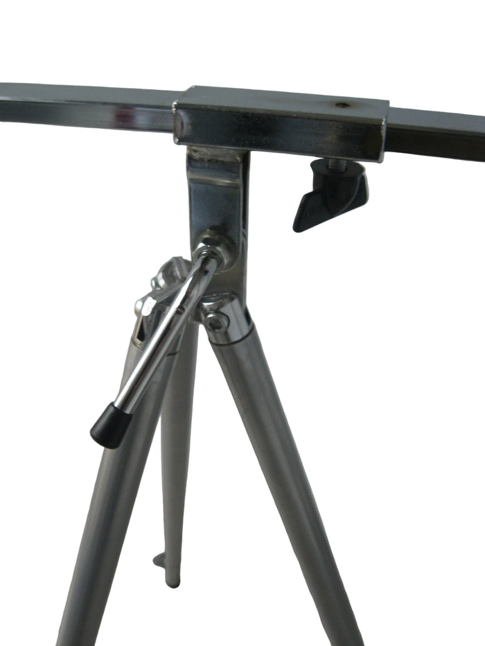 APA Portable Plein Air Folding Metal Easel, ,with adjustable pole (Made in Italy)