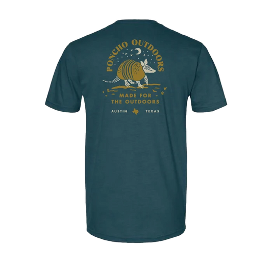 Armadillo Under Stars T-shirt By Poncho