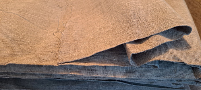 Artist folded Raw Unprimed Linen Canvas 96''  inch sold by the yard