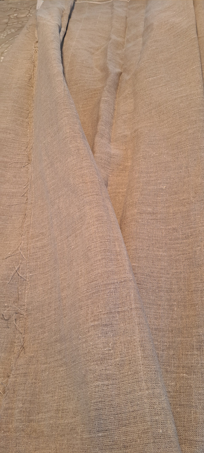 Artist folded Raw Unprimed Linen Canvas 96''  inch sold by the yard