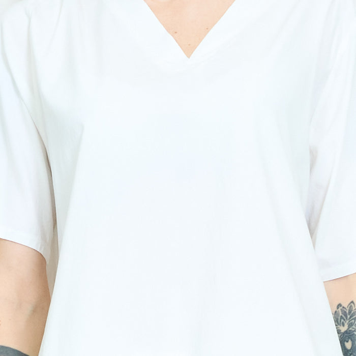 Asymmetric layered tunic top wholesale