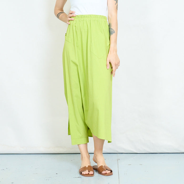 Asymmetric pocket midi skirt wholesale