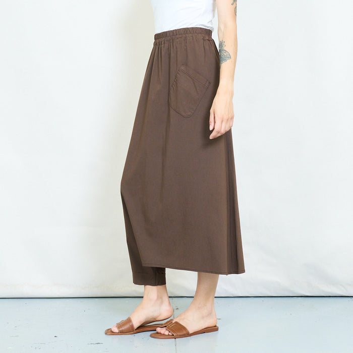 Asymmetric pocket midi skirt wholesale