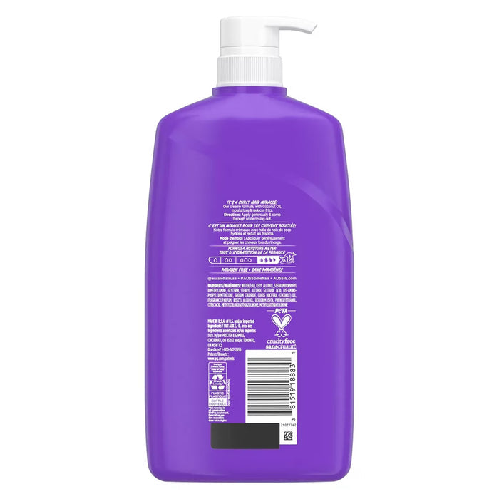 Aussie Miracle Curls Conditioner with Coconut Oil - 26.2 oz - 4 Pack