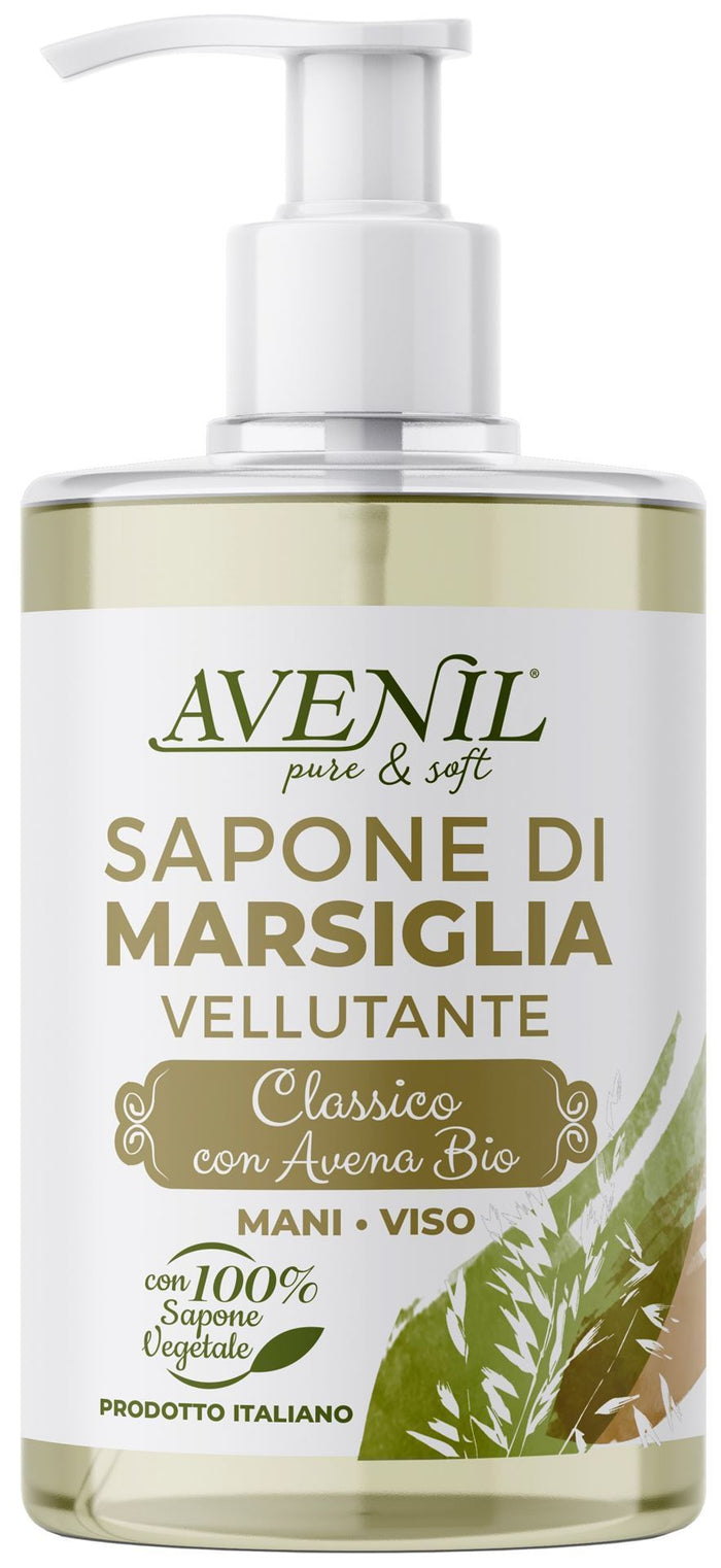 Avenil Pure & Soft Marsiglia & Organic Oats Liquid Soap 500 ml