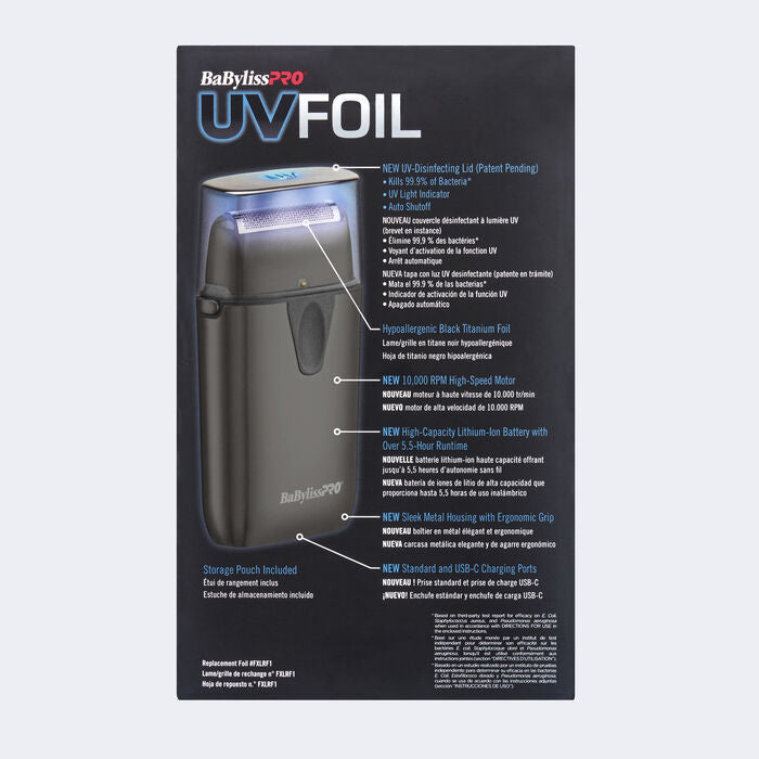 BABYLISSPRO UVFOIL SINGLE FOIL SHAVER # FXLFS1 - Palms Fashion Inc.