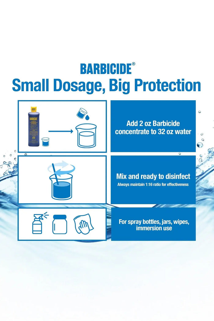 BARBICIDE DISINFECTANT SOLUTION 473ml BARBICIDE