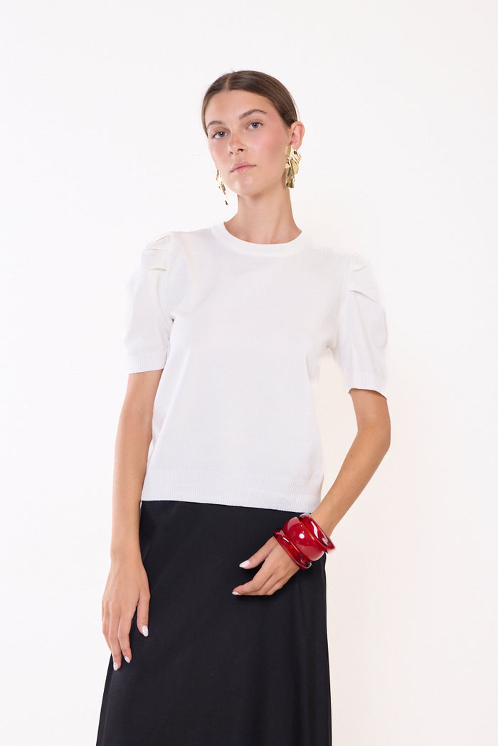 Basic round-neck knit sweater wholesale