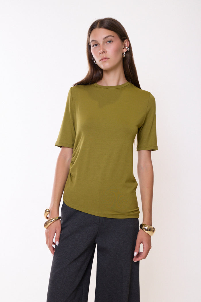 Basic round-neck short-sleeve t-shirt wholesale