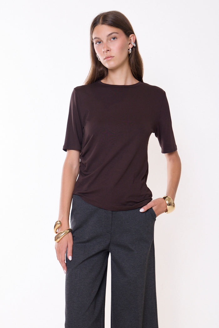 Basic round-neck short-sleeve t-shirt wholesale