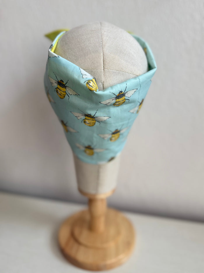 Bee Headscarf (self tie)