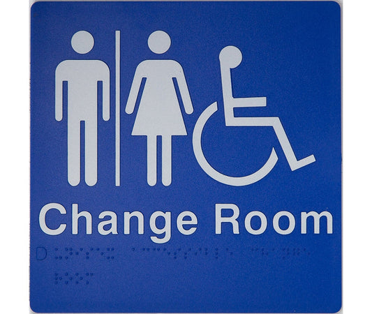 BEST BUY MFDCR Unisex Accessible Change Room Sign Braille