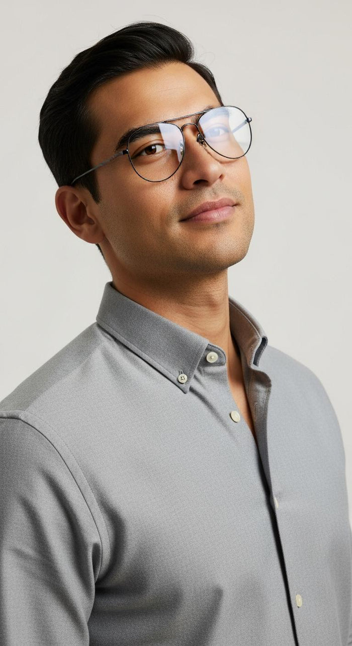 Black Aviator Full Rim