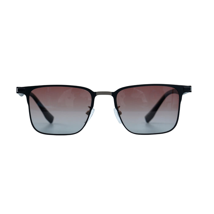 Black & Brown Rectangle Full Rim