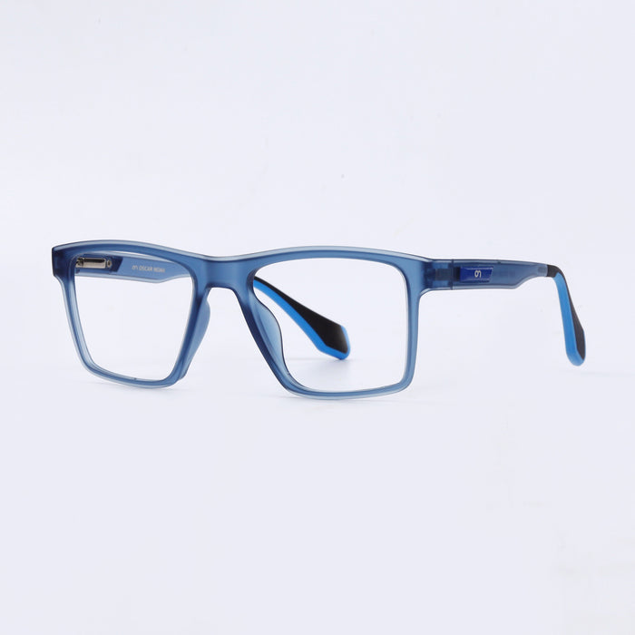Blue & Black Square Full Rim