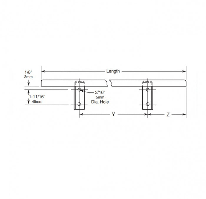 BOBRICK B298 Stainless Steel Shelf