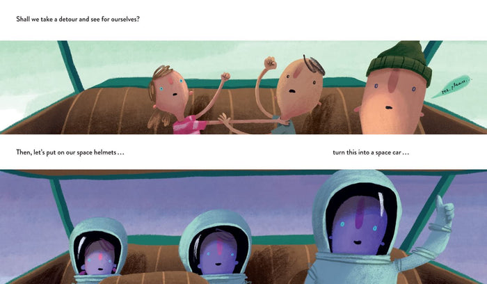 Book - Meanwhile Back On Earth - Spread 02