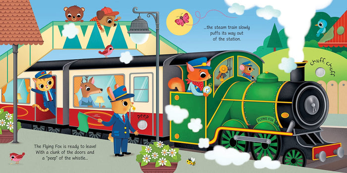 Book - Trains Sounds Book - Spread
