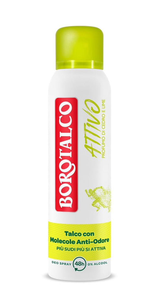 Borotalco Deodorant Active Cedar & Lime Spray 150 ml