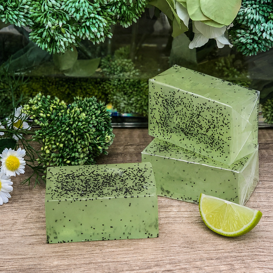 Botanical Soap Bar - Lime & Poppyseed