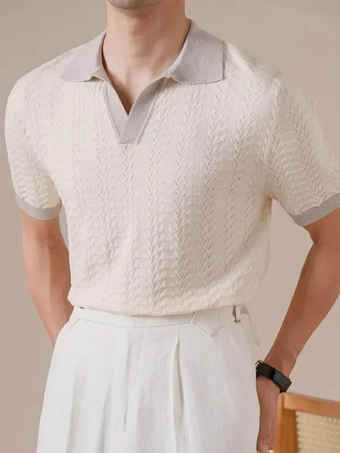 Brabion Old Money Knit Polo - BRABION