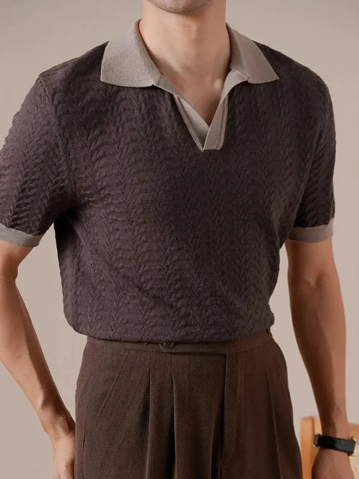 Brabion Old Money Knit Polo - BRABION