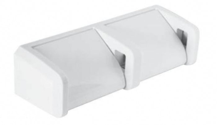 Bradley 5244 Double Toilet Roll Holder Hooded